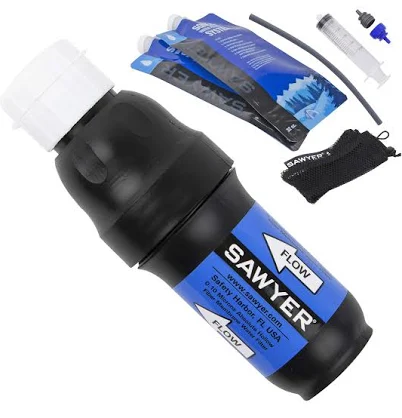 Sawyer Squeeze water filter for ultralight backpacking